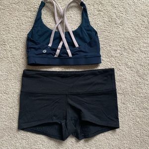 Lululemon x small top and bottom
